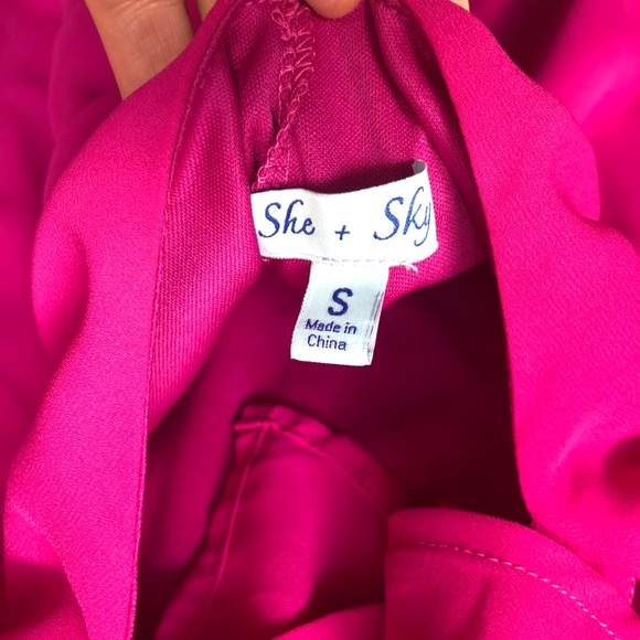 She & Sky pink dress - Picture 3 of 4